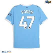 Moški Nogometni dresi Manchester City Phil Foden #47 Domači 2025-26 Kratek Rokav